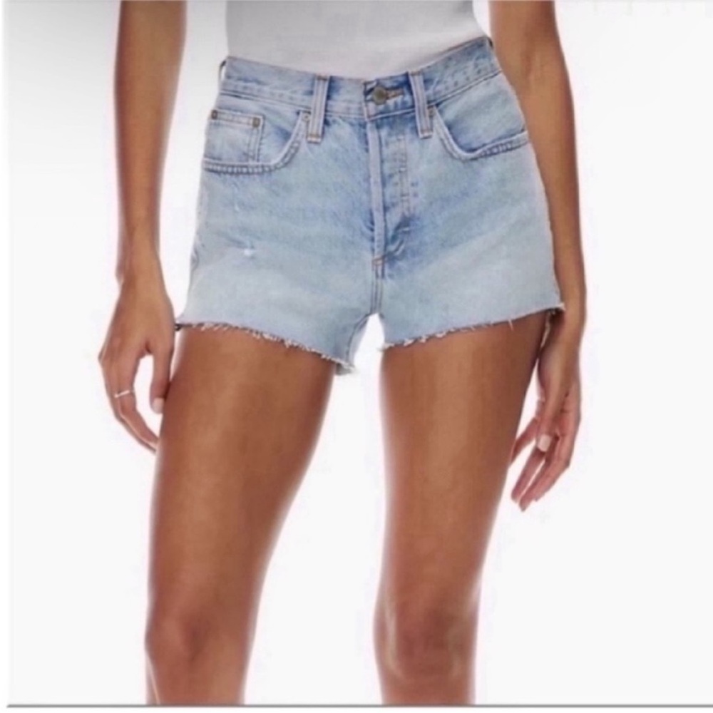 Aritzia Denim Forum Organic Cotton The Yoko Denim Shorts